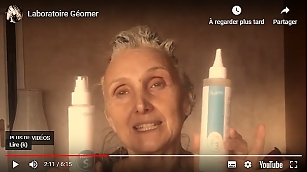IDA la blogueuse de fifty years of a woman teste les produits de soin anti chute géomer